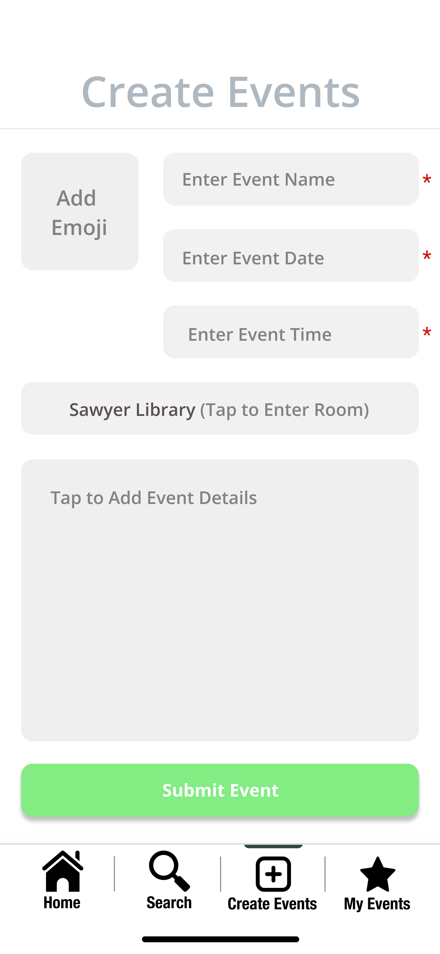 Create an Event